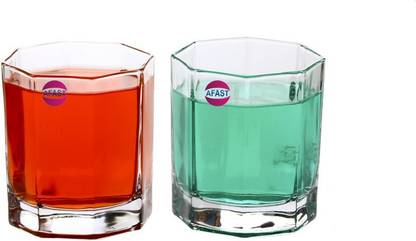 AFAST (Pack of 2) Multi-Purpose Beaver Tumbler Drinking Glass Set for Home Use (Set Of 2) -AA47 Glass Set Whisky Glass