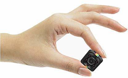 Bzrqx Hidden Mini Portable Smallest spy Camera | 12MP Lens |Small Size 1080p HD Video and Audio Recording | Portable Gadget | Hidden Camera Device - (Non WiFi) Spy Camera