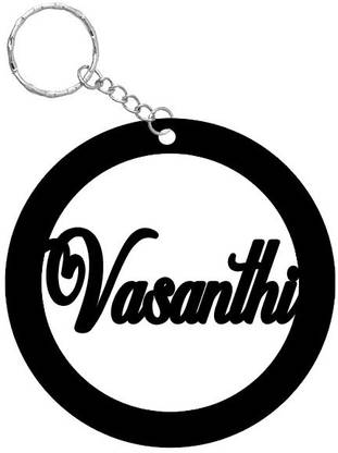 SY Gifts SYG Vasanthi Name Keychain 407 Key Chain