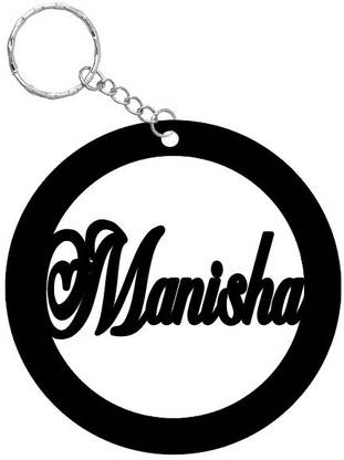 SY Gifts SYG Manisha Name Keychain 1714 Key Chain