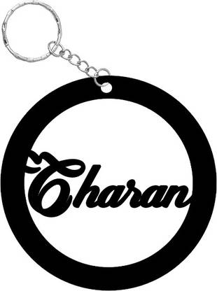 Vedashree Gifts VG Charan Name Keychain 832 Key Chain