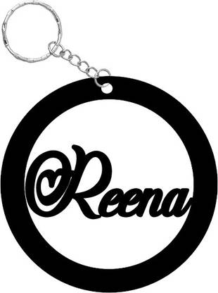 SY Gifts Reena Name Keychain 1897 Key Chain