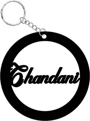 Vedashree Gifts Chandani Name Keychain 830 Key Chain