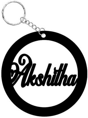 SY Gifts SYG Akshitha Name Keychain 236 Key Chain