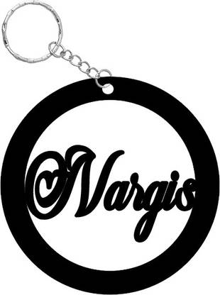 SY Gifts SYG Nargis Name Keychain 1808 Key Chain