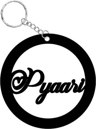 SY Gifts SYG Pyaari Name Keychain 743 Key Chain