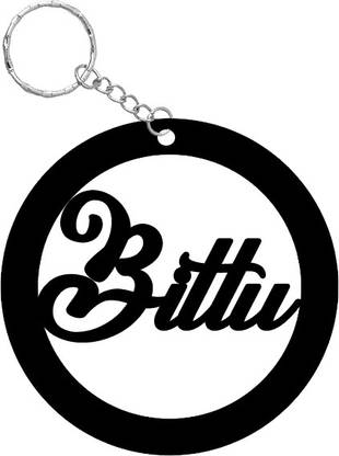 SY Gifts SYG Bittu Name Keychain 685 Key Chain