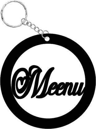 Vedashree Gifts VG Meenu Name Keychain 1951 Key Chain