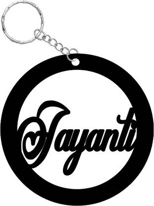 Vedashree Gifts VG Jayanti Name Keychain 1300 Key Chain