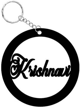 Vedashree Gifts VG Krishnavi Name Keychain 899 Key Chain