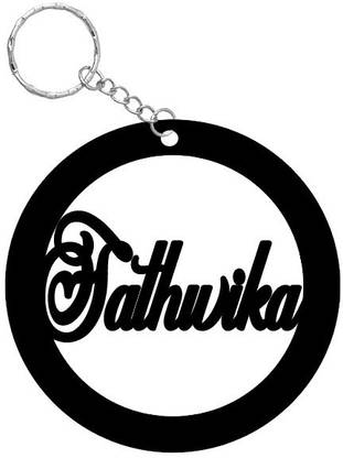 Vedashree Gifts VG Sathvika Name Keychain 330 Key Chain