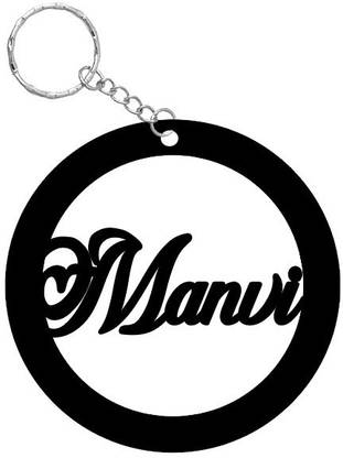 SY Gifts SYG Manvi Name Keychain 380 Key Chain