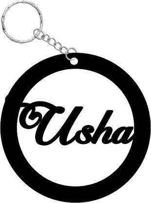 SY Gifts SYG Usha Name Keychain 629 Key Chain
