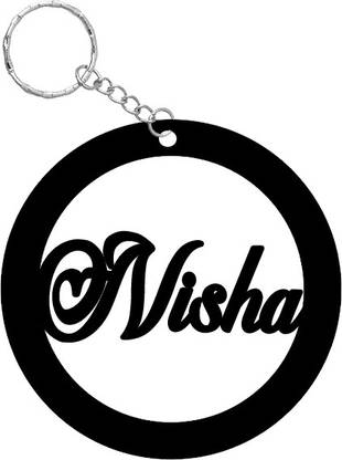 SY Gifts SYG Nisha Name Keychain 1472 Key Chain