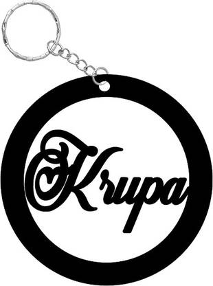 SY Gifts SYG Krupa Name Keychain 805 Key Chain