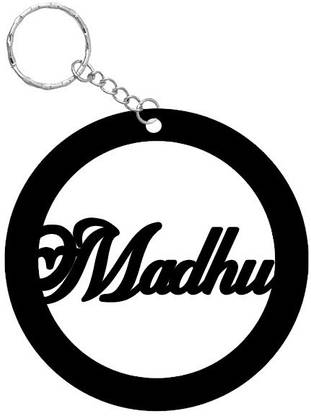 SY Gifts SYG Madhu Name Keychain 901 Key Chain