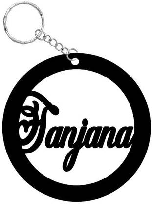 SY Gifts SYG Sanjana Name Keychain 246 Key Chain