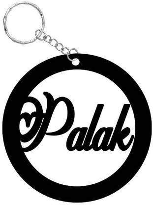 SY Gifts SYG Palak Name Keychain 306 Key Chain