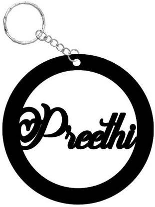 SY Gifts SYG Preethi Name Keychain 221 Key Chain