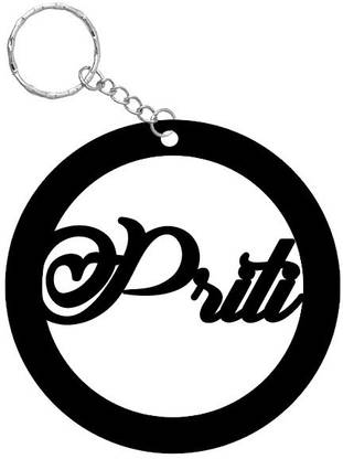 SY Gifts SYG Priti Name Keychain 416 Key Chain