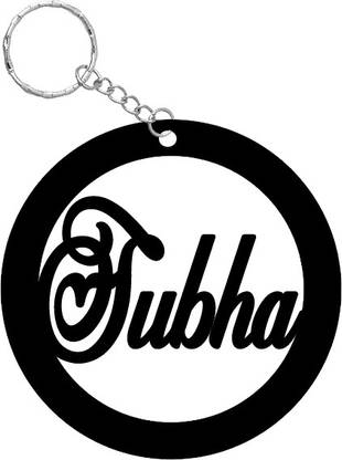 SY Gifts Subha Name Keychain 1334 Key Chain