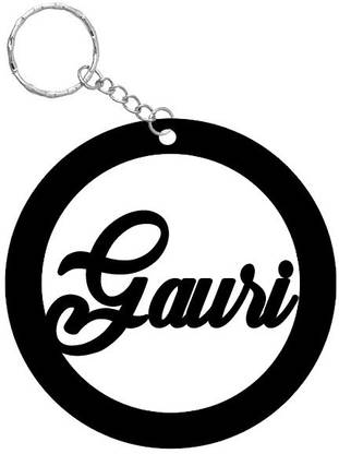 SY Gifts SYG Gauri Name Keychain 1548 Key Chain