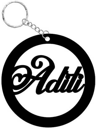 SY Gifts SYG Aditi Name Keychain 432 Key Chain