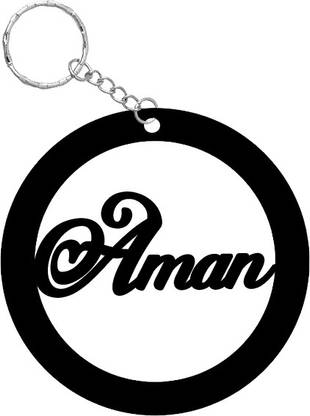 SY Gifts SYG Aman Name Keychain 740 Key Chain