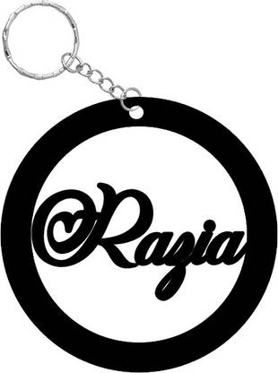 SY Gifts SYG Razia Name Keychain 738 Key Chain