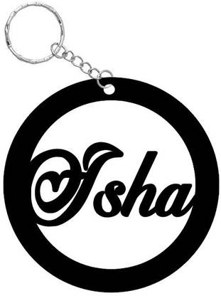 SY Gifts SYG Isha Name Keychain 845 Key Chain