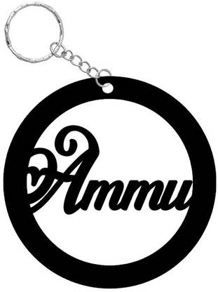 SY Gifts SYG Ammu Name Keychain 408 Key Chain