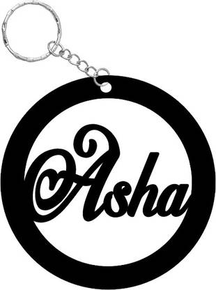 SY Gifts SYG Asha Name Keychain 1747 Key Chain