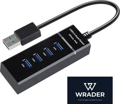 WRADER USB Gadget Accessory Combo for Mobile, Laptop, Computer, USB Flash Drive, Printer, Hard Drive, Webcam
