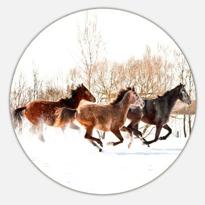 Alwaysgifts Non-Slip Round Mouse Pad/Game Pad for Desktops, Computer PC and Laptop for Office and Home Mousepad