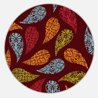 Alwaysgifts Non-Slip Round Mouse Pad/Game Pad for Desktops, Computer PC and Laptop for Office and Home Mousepad