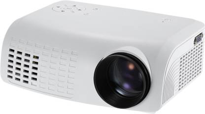 IBS E07 Mini LED Full HD LCD 100 Lumens Home Theater Support HDMI SD USB Audio Video for Study Game (3000 lm) Portable Projector