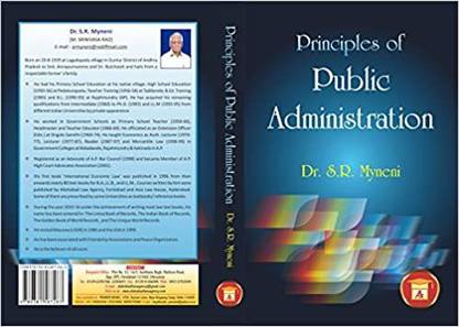 Principles Of Public Administration