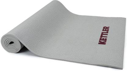 Kettler Yoga Mat With Mesh Bag Grey 6 mm Yoga Mat