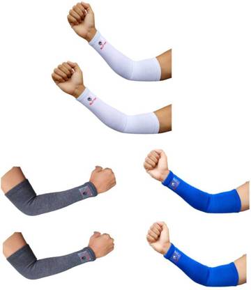 Glitter Non Slip Moisture Wicking Arm Sleeve for Riding/Cricket/Sun Protector/Running Elbow Support