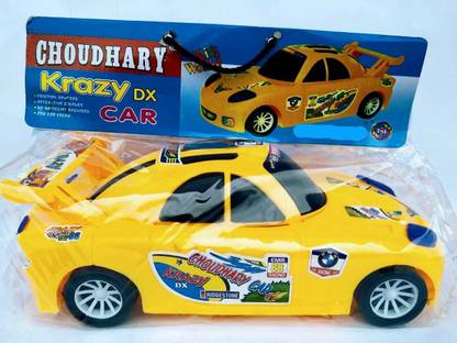 KRISH TOYS CHOUDHARY KRAZY DX CAR (YELLOW) BIG SIZE