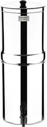 Butterfly Stainless Steel Water Filter, 16 Litres, Double Candle Solid Filter Cartridge