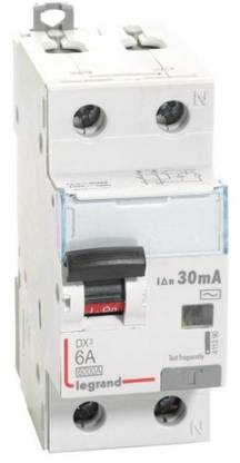 Legrand LP+N-C6A-DX3-2P-30mA-RCBO 410999 MCB