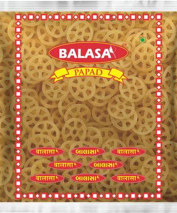 balasa Wheel Shape Papad Fryums Fryums