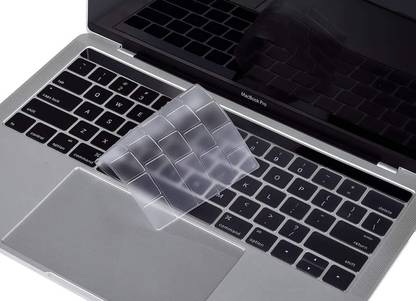 OJOS Keyboard Skin for 13" Inch MacBook Pro with Touch Bar 2018/2017/2016 Keyboard Protector (Clear, Transparent) 13" Inch MacBook Pro with Touch Bar 2018/2017/2016 Keyboard Skin