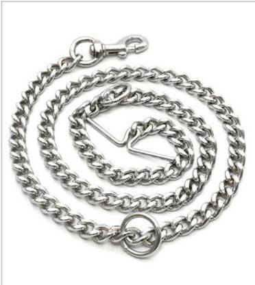 G T L Enterprises Dog Chain Silver Grind Heavy Weight Dog Chain with Heavy Hook (L - 60inch) 152 cm Dog Chain Leash