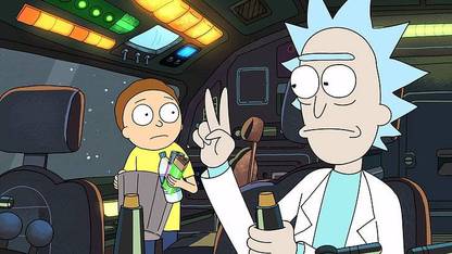 Rick And Morty Rick Sanchez Morty Smith Paper Print
