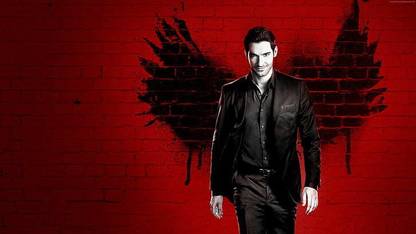 Tom Ellis Lucifer Season Paper Print