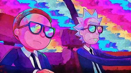 Rick And Morty Paper Print