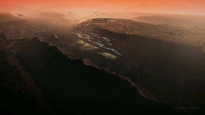 The Expanse Mars Science Fiction Terraform Paper Print