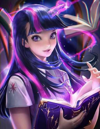 Sakimichan Realistic My Little Pony Twilight Sparkle Paper Print